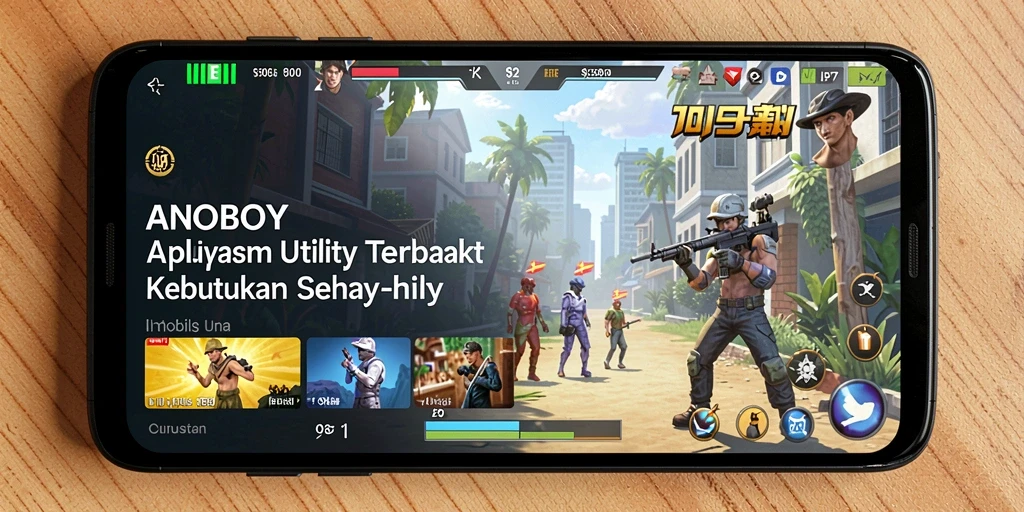 Tampilan interface ANOBOY yang modern dan menarik.