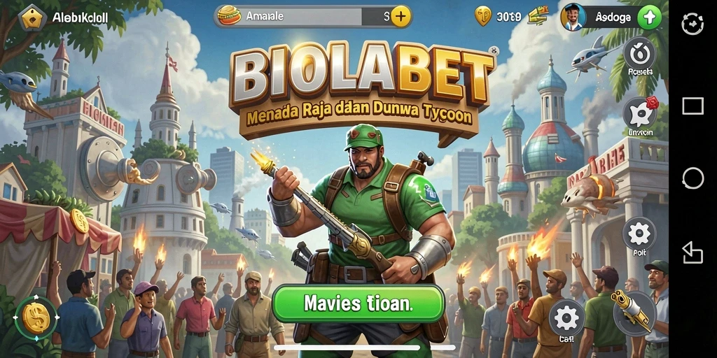 Tampilan gameplay seru dari BIOLABET sebagai game Tycoon