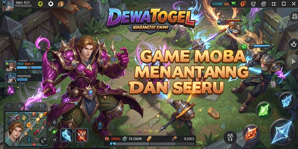 Tampilan intens duel dalam DEWATOGEL di arena pertempuran.