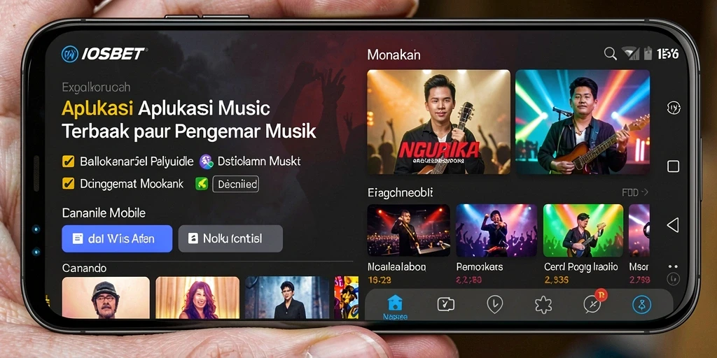 Tampilan menawan dari gameplay musik IOSBET yang interaktif.