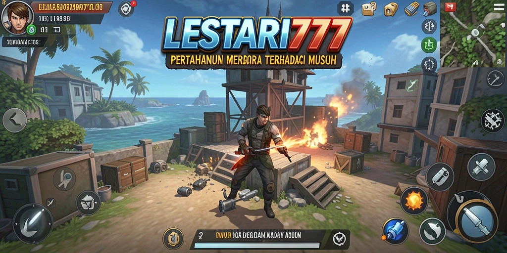 Tangkapan layar utama LESTARI777 menampilkan aksi pertahanan menara yang mendebarkan.