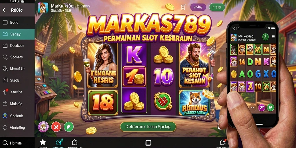 Tampilan gameplay menarik dari slot <strong>MARKAS789</strong> dengan efek visual menawan.