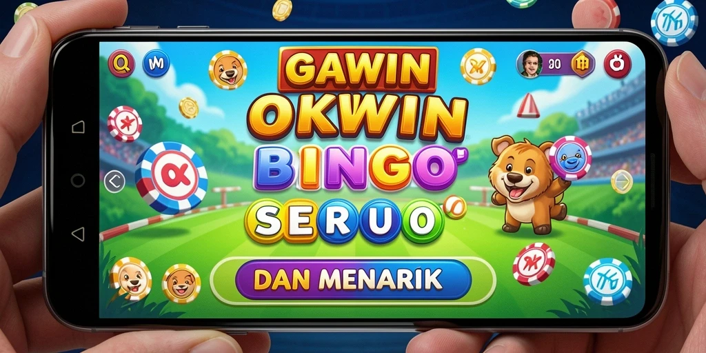 Screenshot gameplay OKWIN menampilkan suasana seru permainan Bingo.