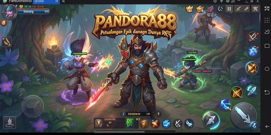 Gameplay seru dan intens dalam PANDORA88 dengan petualangan RPG yang mendebarkan.