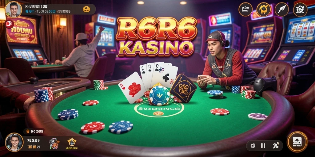 Screenshot gameplay R6R6 menampilkan aksi seru permainan Kasino.