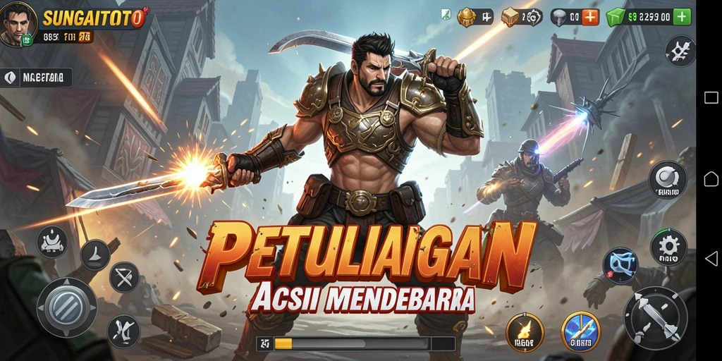 Tampilan gameplay mendebarkan dari SUNGAITOTO dengan aksi yang intens.