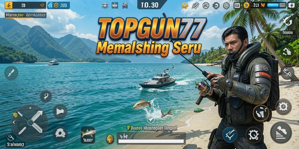 Gameplay seru memancing dengan berbagai jenis ikan.