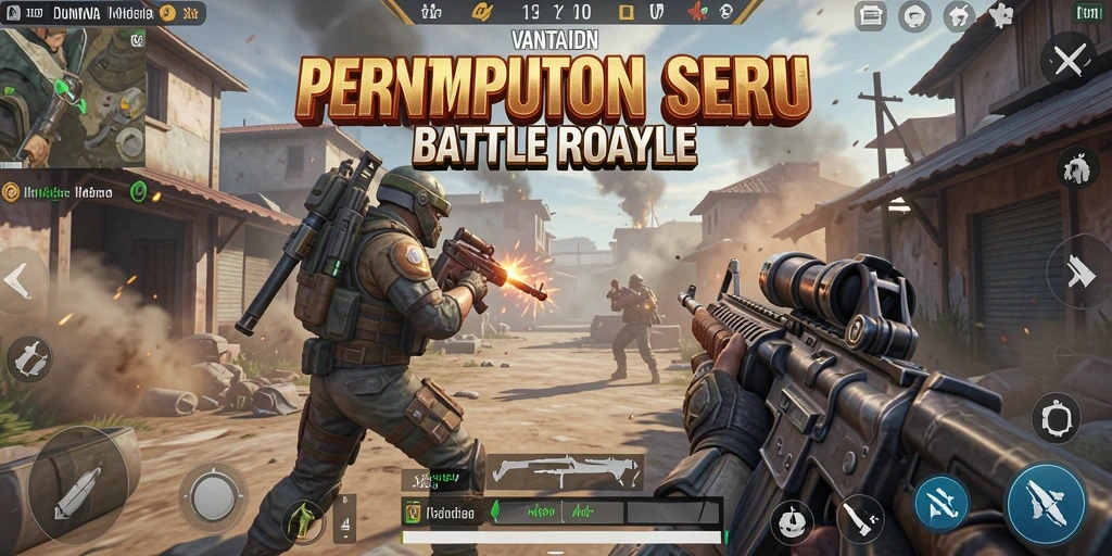 Gameplay intens di VANTAIDN yang penuh strategi Battle Royale.